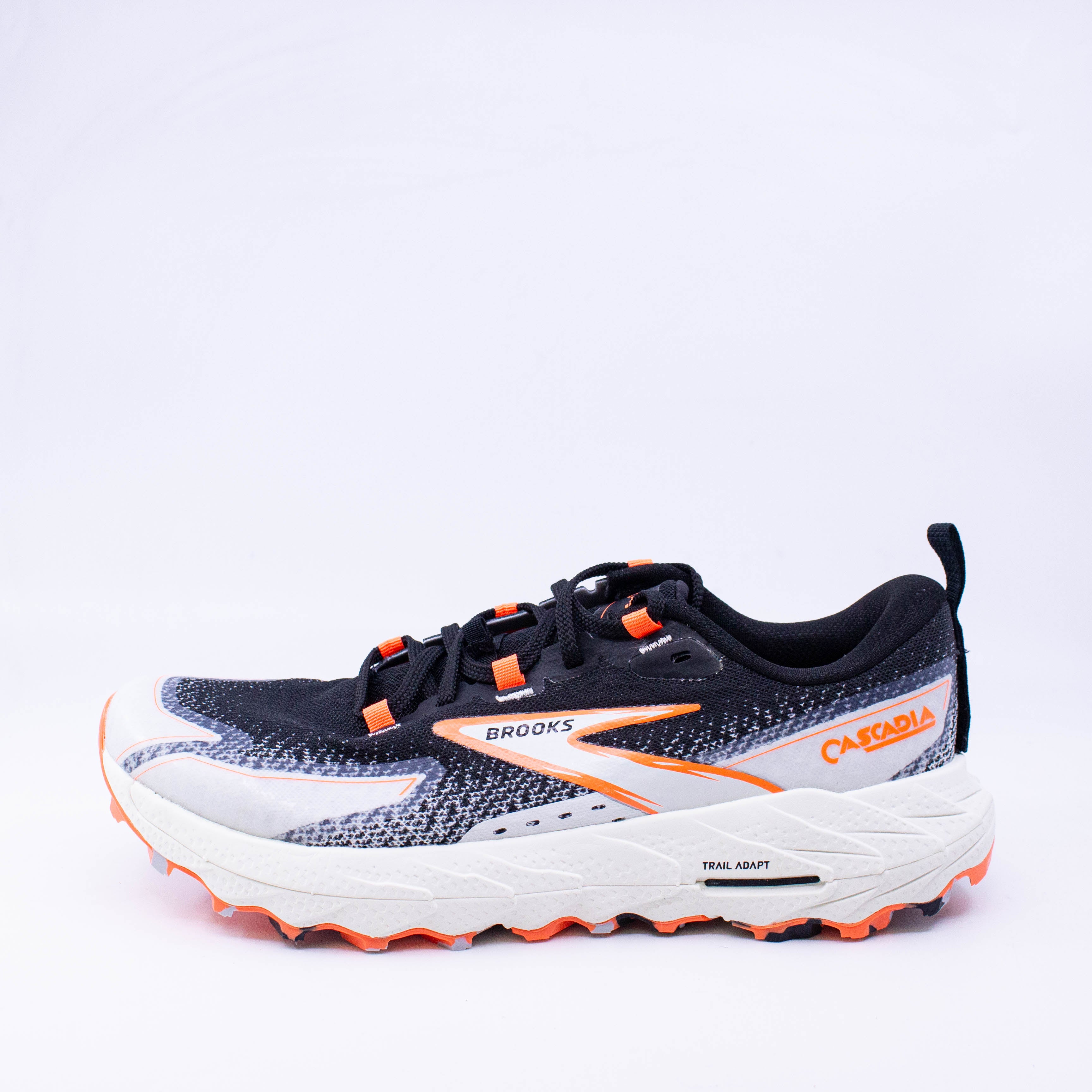 Brooks Cascadia 18 (B Standard) Womens Black/Blue Wash/Flame - Frontrunner Colombo